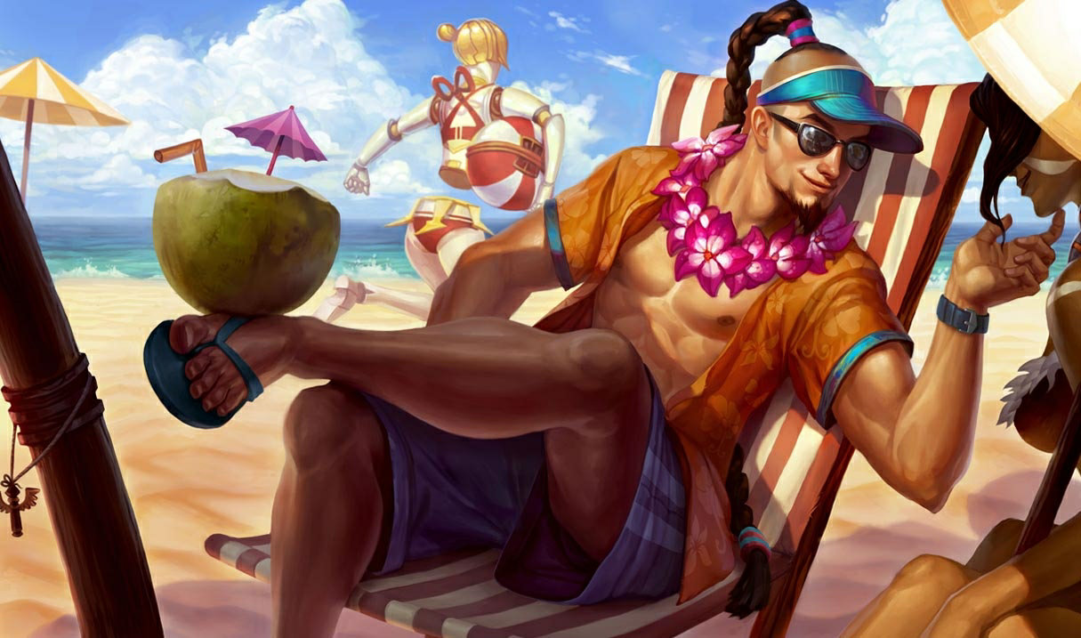 Lee Sin Festa in Piscina