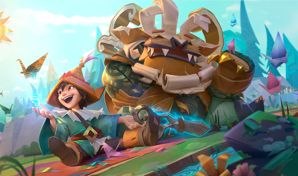 Nunu e Willump Origami