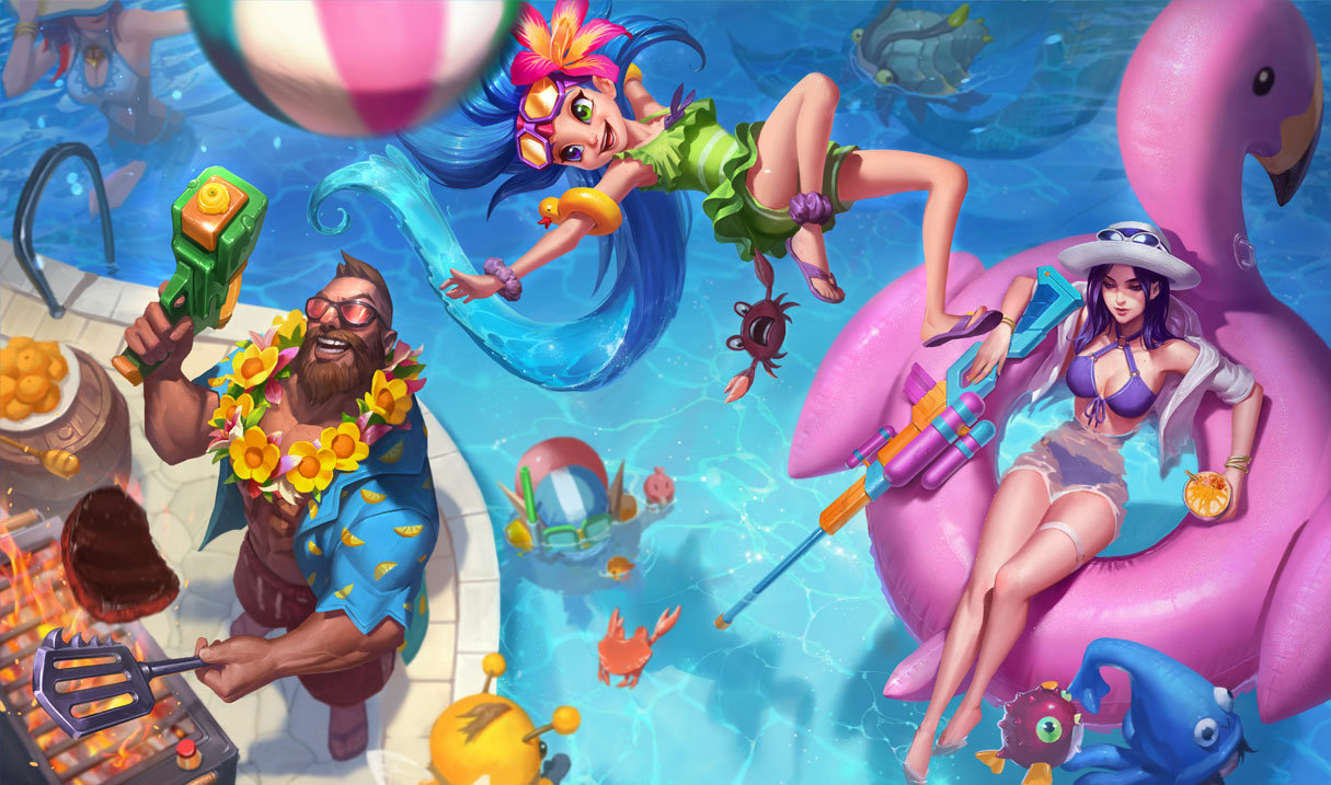 Zoe Festa in Piscina